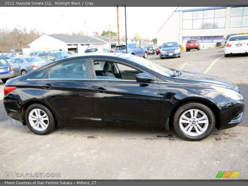 Midnight Black / Gray 2012 Hyundai Sonata GLS