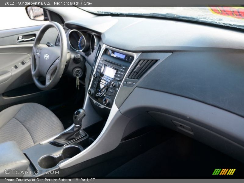 Midnight Black / Gray 2012 Hyundai Sonata GLS