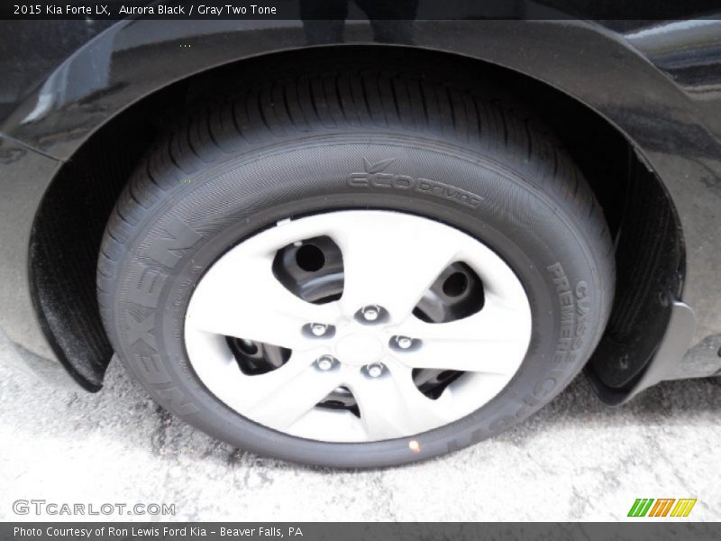 Aurora Black / Gray Two Tone 2015 Kia Forte LX