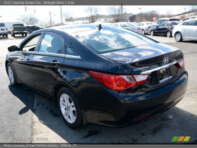 Midnight Black / Gray 2012 Hyundai Sonata GLS