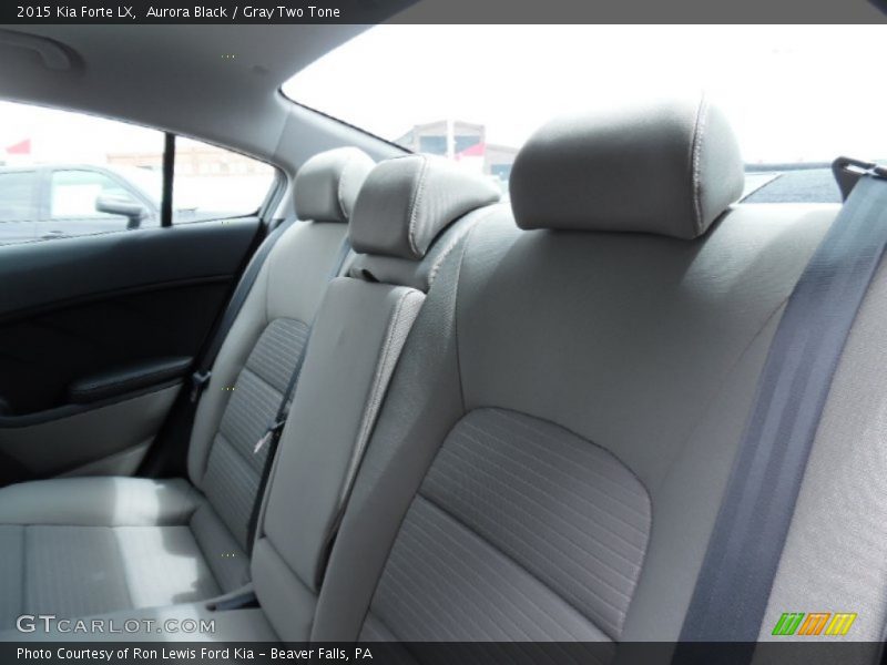Aurora Black / Gray Two Tone 2015 Kia Forte LX