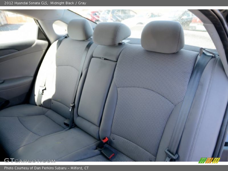 Midnight Black / Gray 2012 Hyundai Sonata GLS