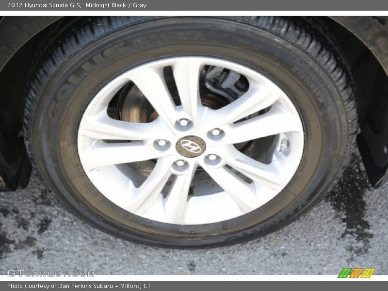 Midnight Black / Gray 2012 Hyundai Sonata GLS