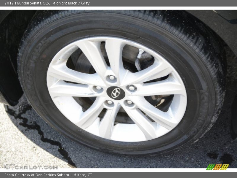 Midnight Black / Gray 2012 Hyundai Sonata GLS