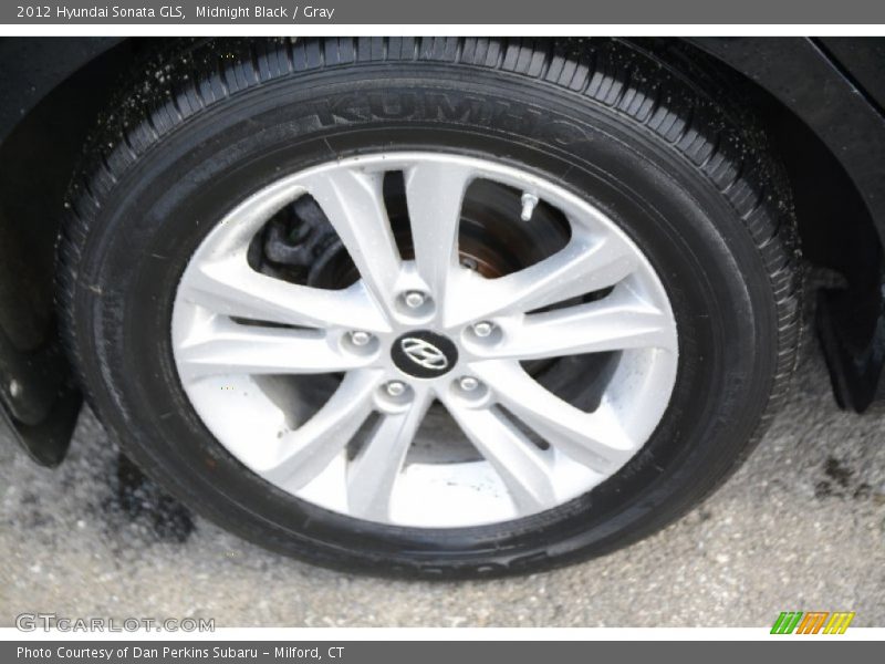 Midnight Black / Gray 2012 Hyundai Sonata GLS