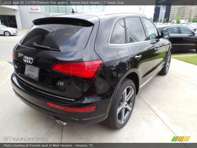 Mythos Black Metallic / Titanium Gray 2015 Audi Q5 3.0 TDI Premium Plus quattro