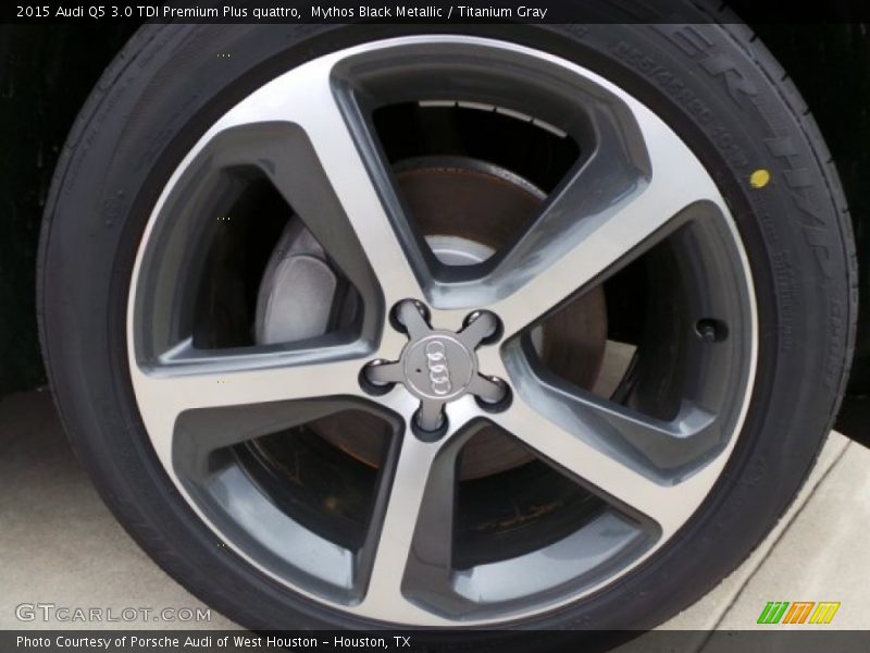 Mythos Black Metallic / Titanium Gray 2015 Audi Q5 3.0 TDI Premium Plus quattro