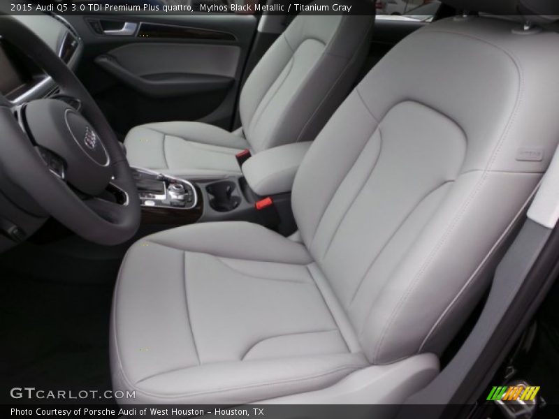 Mythos Black Metallic / Titanium Gray 2015 Audi Q5 3.0 TDI Premium Plus quattro