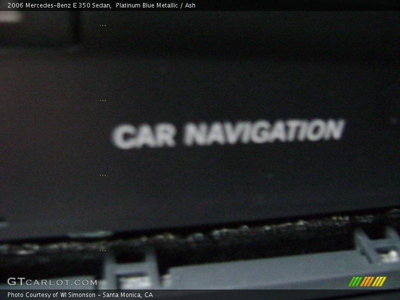 Platinum Blue Metallic / Ash 2006 Mercedes-Benz E 350 Sedan