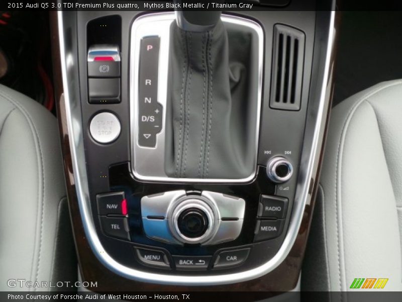 Mythos Black Metallic / Titanium Gray 2015 Audi Q5 3.0 TDI Premium Plus quattro