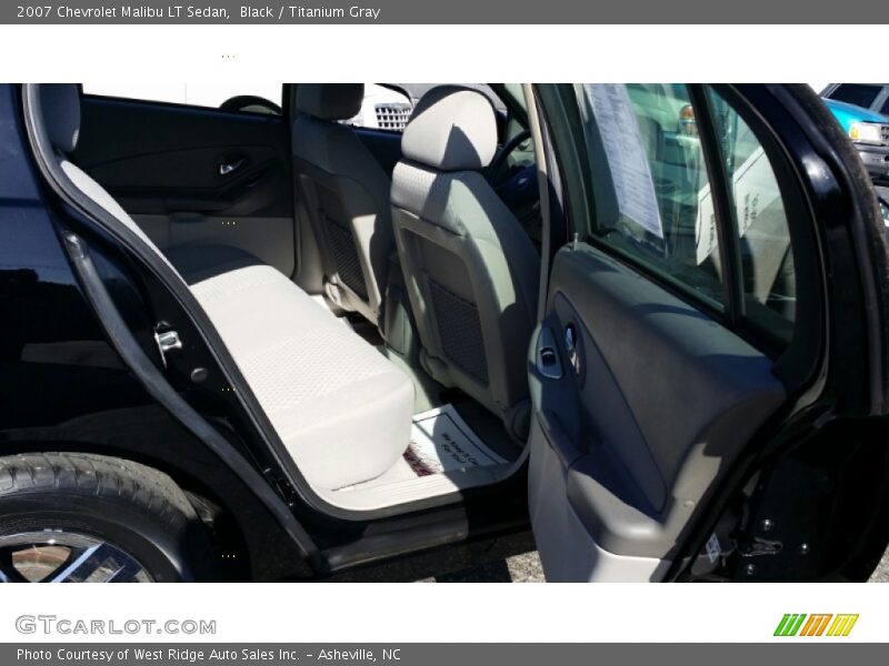 Black / Titanium Gray 2007 Chevrolet Malibu LT Sedan
