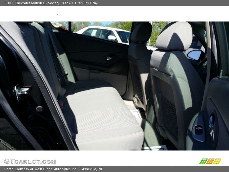 Black / Titanium Gray 2007 Chevrolet Malibu LT Sedan