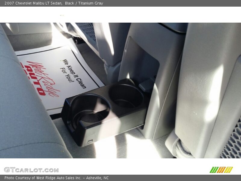 Black / Titanium Gray 2007 Chevrolet Malibu LT Sedan