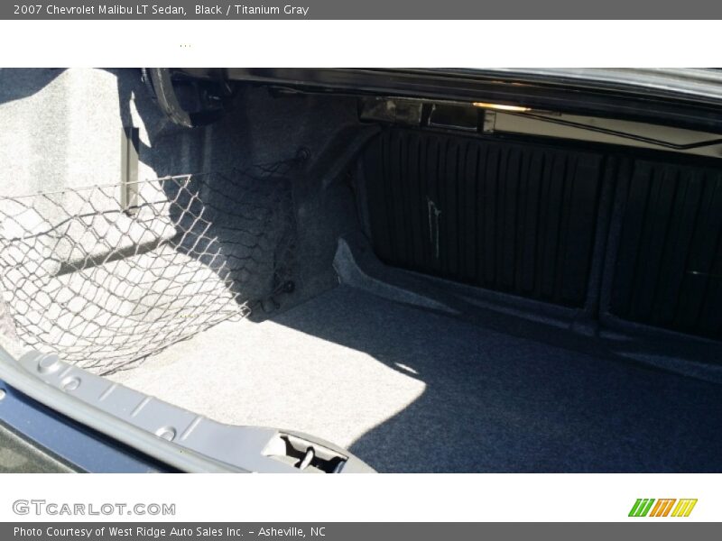 Black / Titanium Gray 2007 Chevrolet Malibu LT Sedan