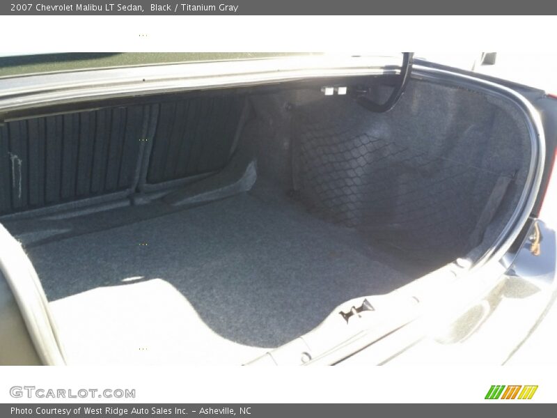 Black / Titanium Gray 2007 Chevrolet Malibu LT Sedan