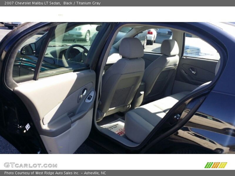 Black / Titanium Gray 2007 Chevrolet Malibu LT Sedan