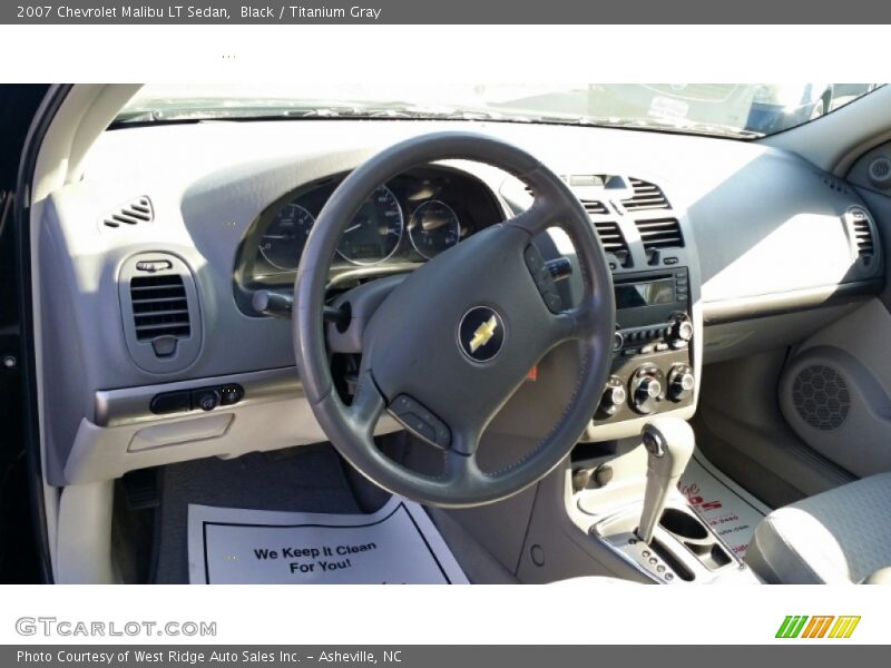  2007 Malibu LT Sedan Titanium Gray Interior
