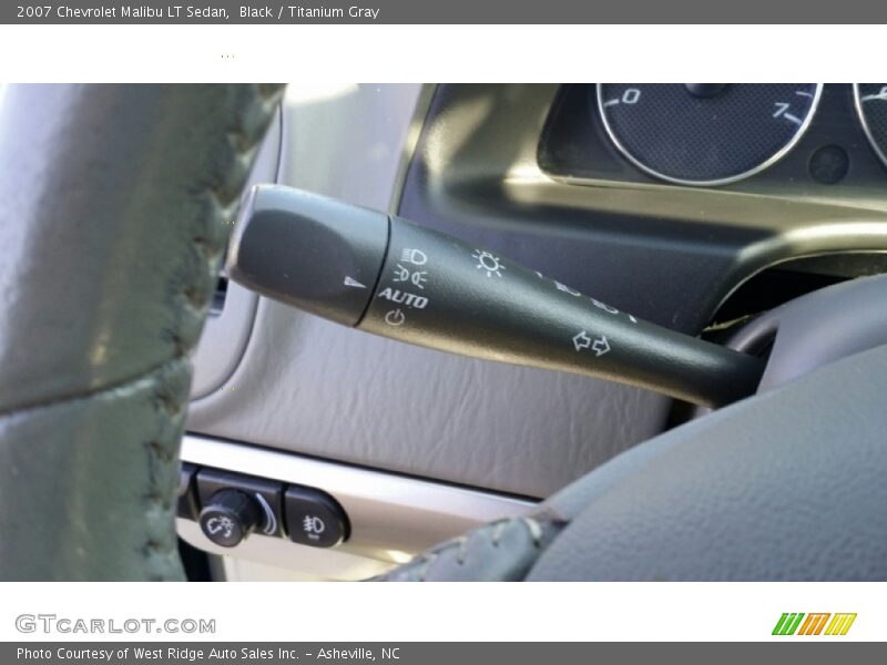 Black / Titanium Gray 2007 Chevrolet Malibu LT Sedan