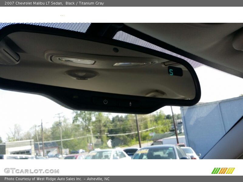 Black / Titanium Gray 2007 Chevrolet Malibu LT Sedan