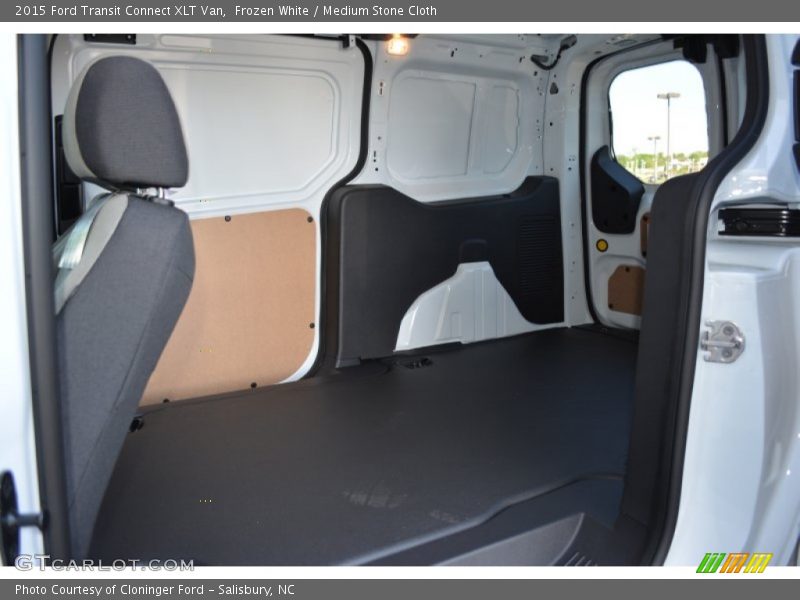 Frozen White / Medium Stone Cloth 2015 Ford Transit Connect XLT Van