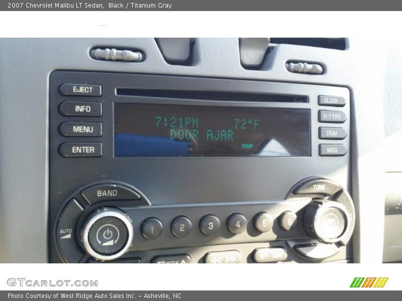 Black / Titanium Gray 2007 Chevrolet Malibu LT Sedan