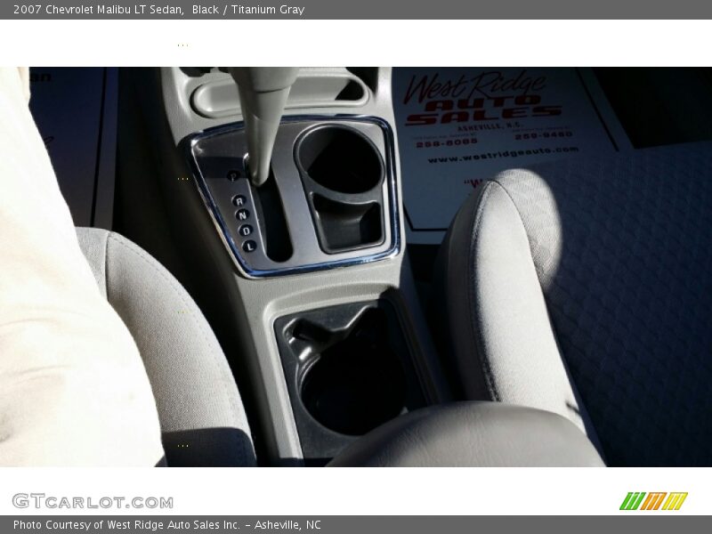 Black / Titanium Gray 2007 Chevrolet Malibu LT Sedan