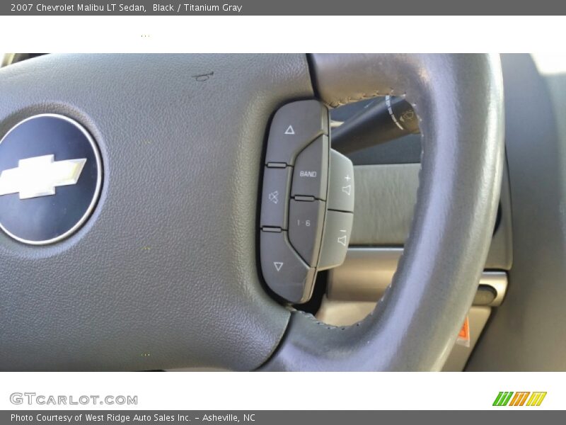 Black / Titanium Gray 2007 Chevrolet Malibu LT Sedan
