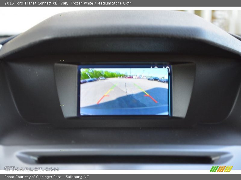 Frozen White / Medium Stone Cloth 2015 Ford Transit Connect XLT Van