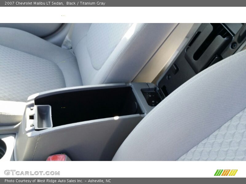 Black / Titanium Gray 2007 Chevrolet Malibu LT Sedan
