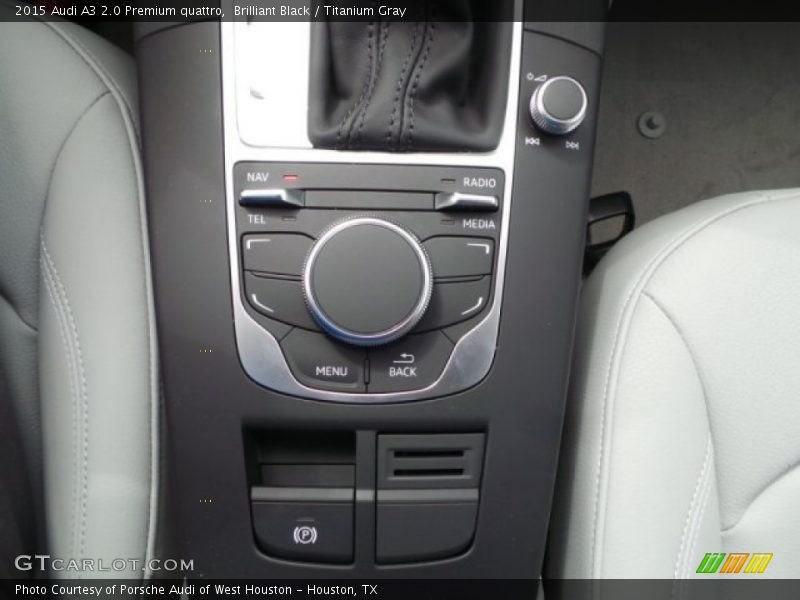 Brilliant Black / Titanium Gray 2015 Audi A3 2.0 Premium quattro
