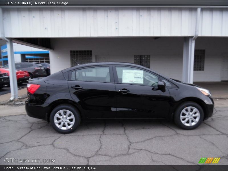 Aurora Black / Beige 2015 Kia Rio LX