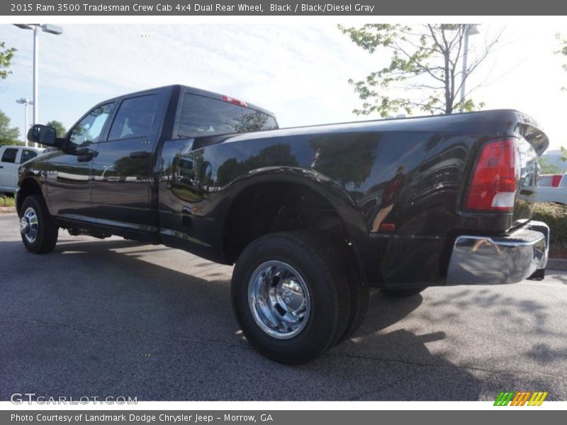 Black / Black/Diesel Gray 2015 Ram 3500 Tradesman Crew Cab 4x4 Dual Rear Wheel
