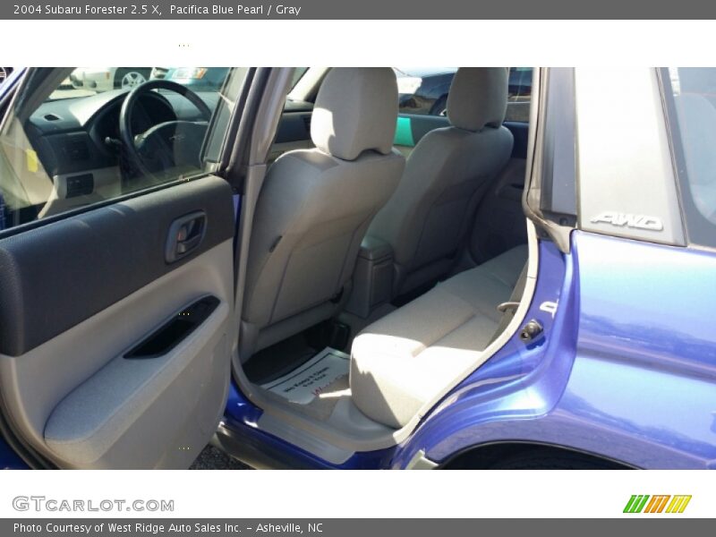 Pacifica Blue Pearl / Gray 2004 Subaru Forester 2.5 X