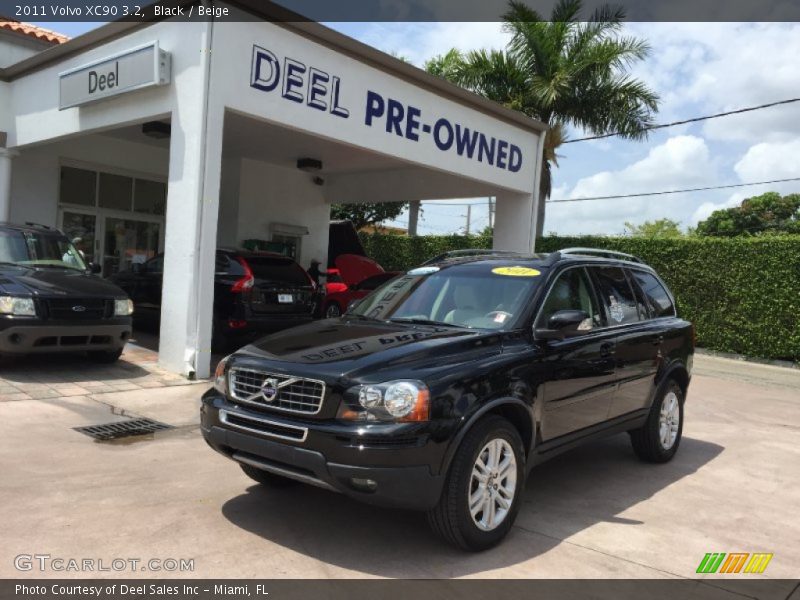 Black / Beige 2011 Volvo XC90 3.2