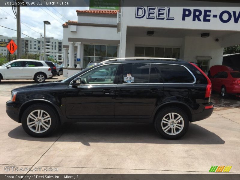 Black / Beige 2011 Volvo XC90 3.2