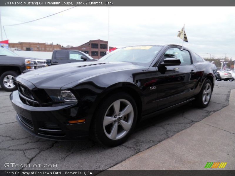 Black / Charcoal Black 2014 Ford Mustang GT Premium Coupe