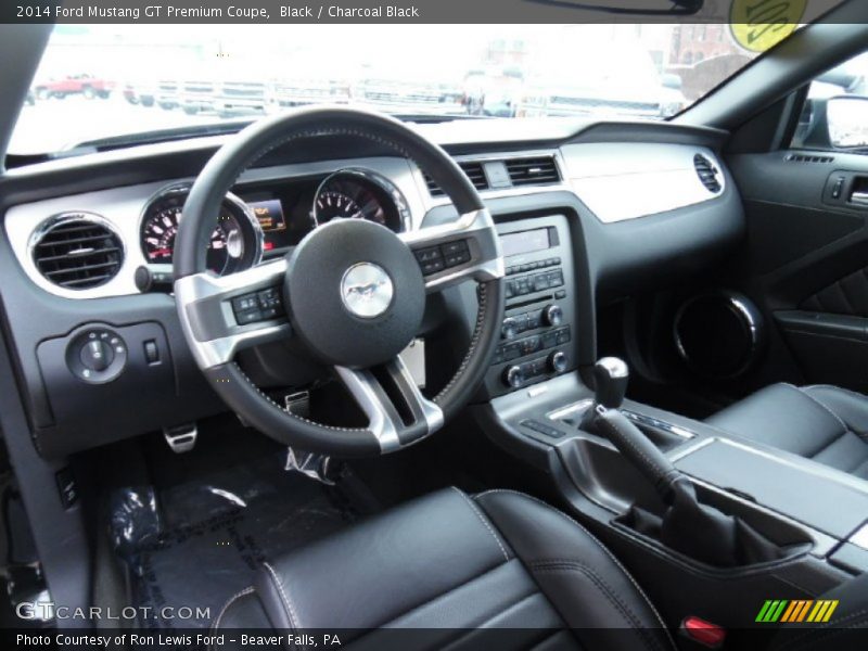 Black / Charcoal Black 2014 Ford Mustang GT Premium Coupe