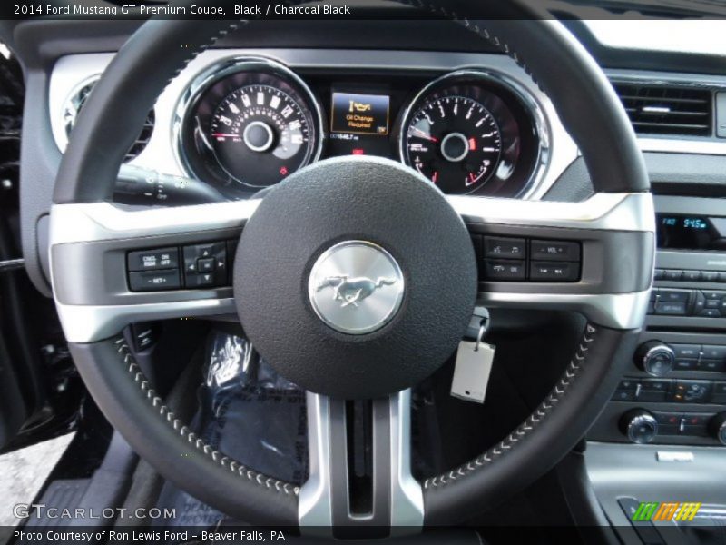 Black / Charcoal Black 2014 Ford Mustang GT Premium Coupe