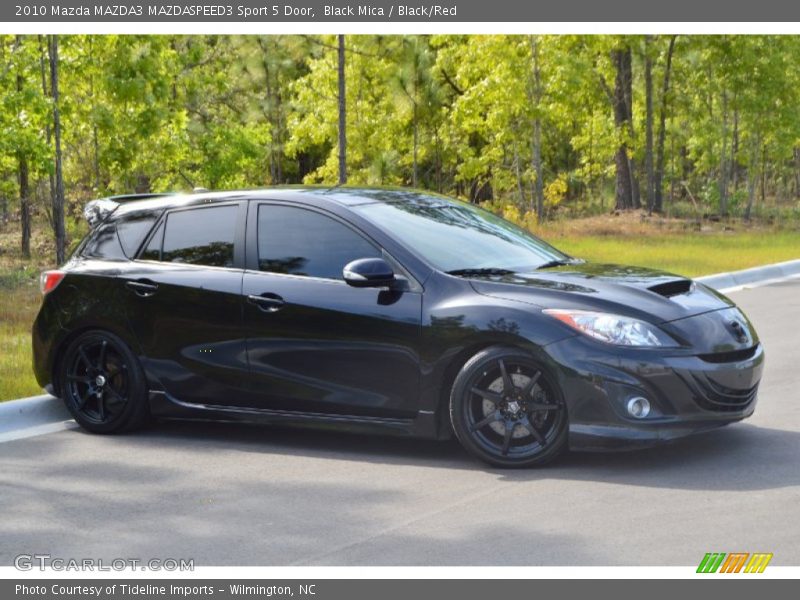 Black Mica / Black/Red 2010 Mazda MAZDA3 MAZDASPEED3 Sport 5 Door
