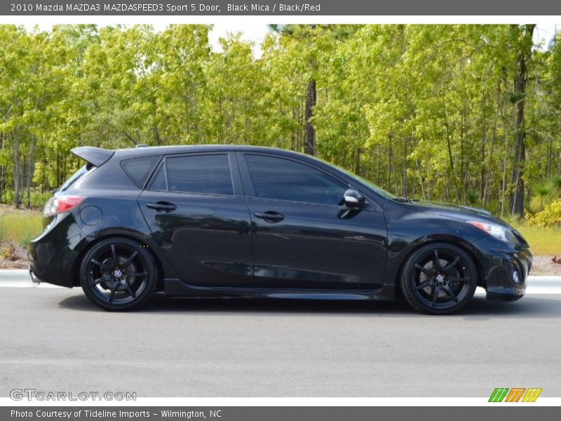 Black Mica / Black/Red 2010 Mazda MAZDA3 MAZDASPEED3 Sport 5 Door