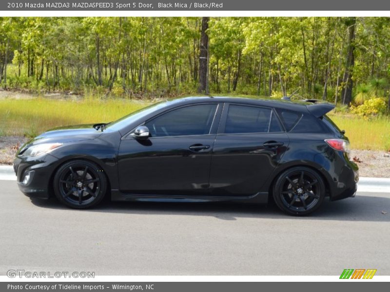 Black Mica / Black/Red 2010 Mazda MAZDA3 MAZDASPEED3 Sport 5 Door