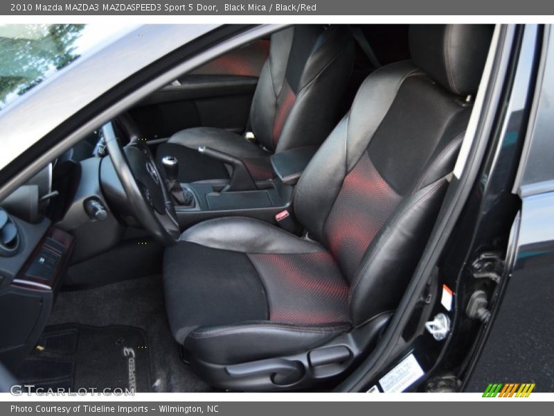 Black Mica / Black/Red 2010 Mazda MAZDA3 MAZDASPEED3 Sport 5 Door