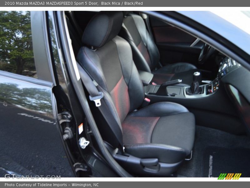 Black Mica / Black/Red 2010 Mazda MAZDA3 MAZDASPEED3 Sport 5 Door