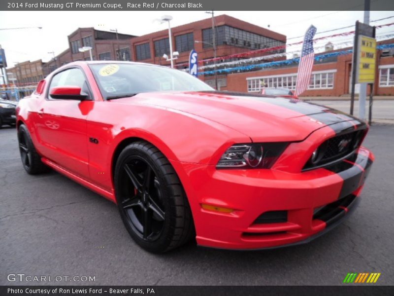 Race Red / Charcoal Black 2014 Ford Mustang GT Premium Coupe