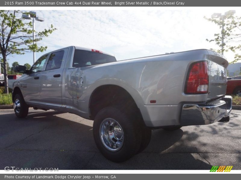 Bright Silver Metallic / Black/Diesel Gray 2015 Ram 3500 Tradesman Crew Cab 4x4 Dual Rear Wheel