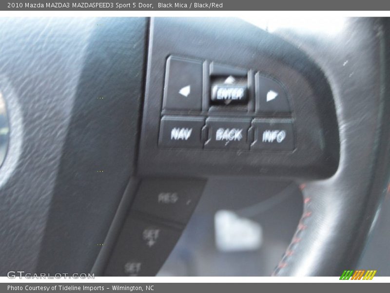 Black Mica / Black/Red 2010 Mazda MAZDA3 MAZDASPEED3 Sport 5 Door