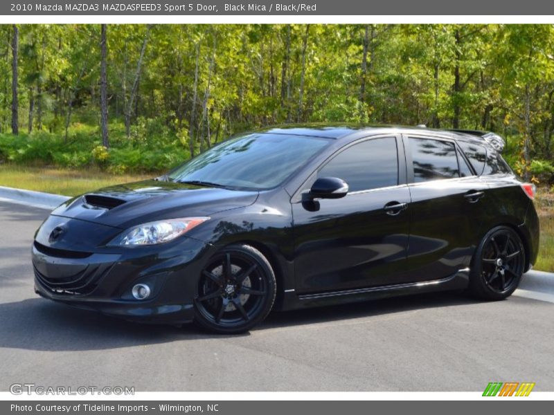 Black Mica / Black/Red 2010 Mazda MAZDA3 MAZDASPEED3 Sport 5 Door