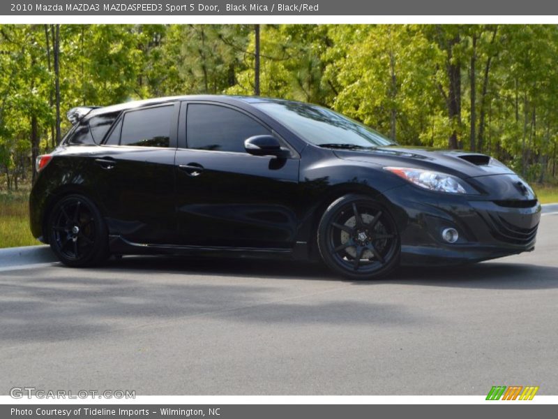 Black Mica / Black/Red 2010 Mazda MAZDA3 MAZDASPEED3 Sport 5 Door