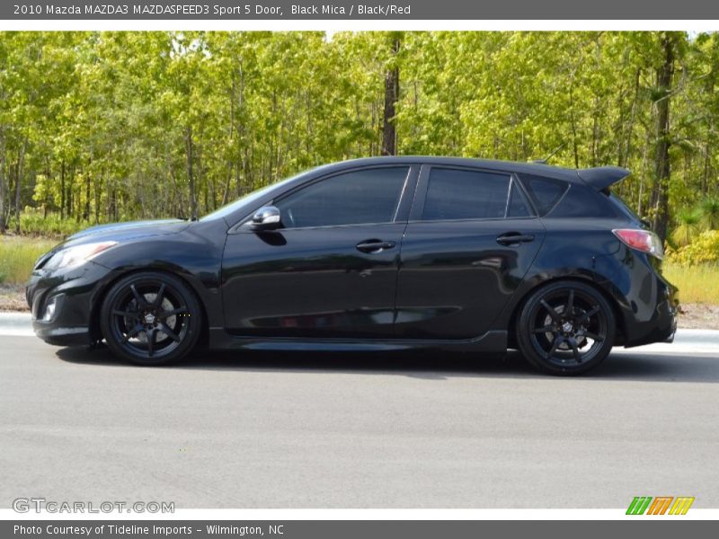 Black Mica / Black/Red 2010 Mazda MAZDA3 MAZDASPEED3 Sport 5 Door