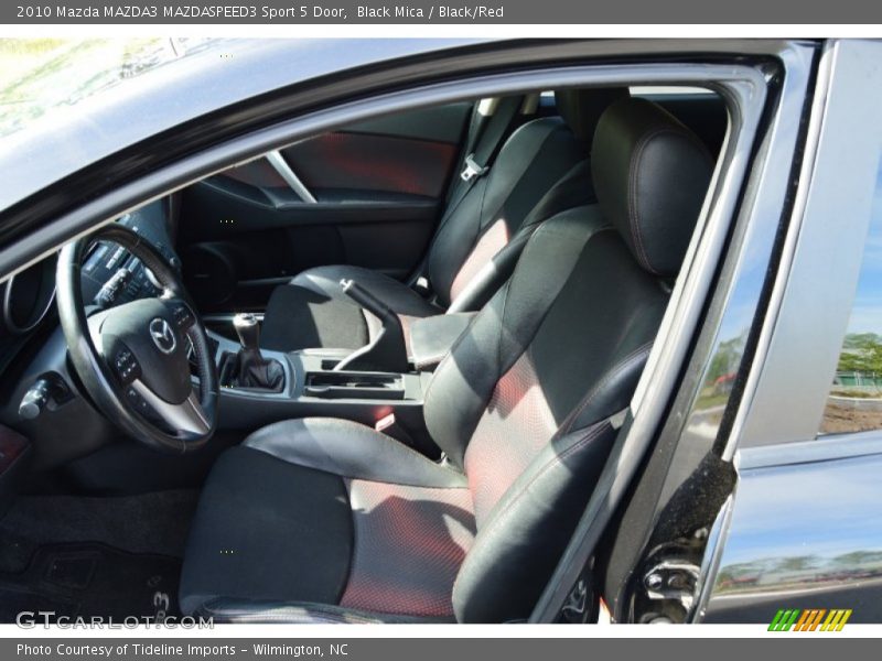 Black Mica / Black/Red 2010 Mazda MAZDA3 MAZDASPEED3 Sport 5 Door